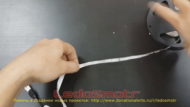 Светодиодная лента RGB на светодиодах 2835. Бюджетный вариант бегущей волны! смотреть онлайн