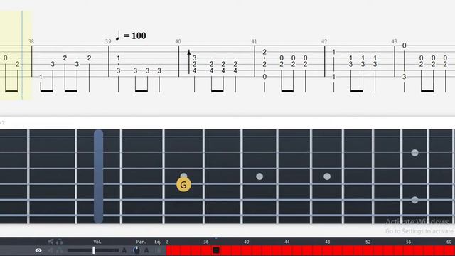 Guitar Tab - Sanctuary (Might & Magic: Heroes VI) OST Fingerstyle Tutorial Sheet Lesson #Anp