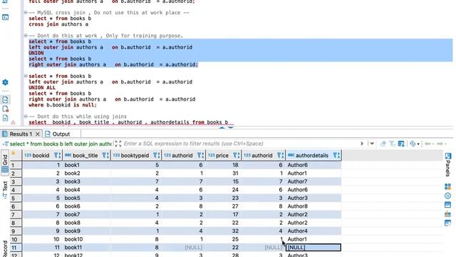 Full outer Join, Cross Join, Union, Union All in MySQL, For SQL Developers смотреть онлайн
