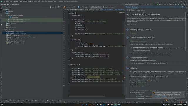 How To Connect Firebase To Android Studio Project | Firestore Cloud смотреть онлайн
