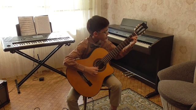 FLAMENCO SOLEARIS performed by SVYATOSLAV SHIROKOV 10yo guitar смотреть онлайн