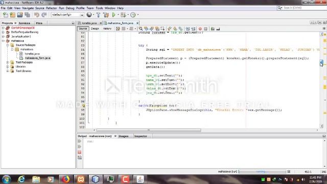 PROGRAM APLIKASI CRUD DATA MAHASISWA + MYSQL ( UAS KBP ) смотреть онлайн