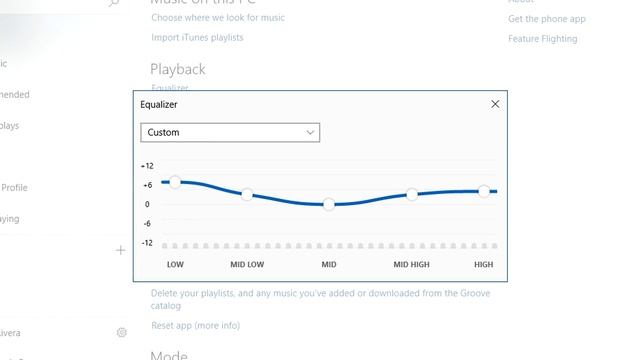 Обновление Groove Music – Визуализация и Эквалайзер