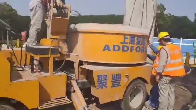 ADDFORCE UHPC MIXER Автобетоносмеситель с самозагрузкой смотреть онлайн