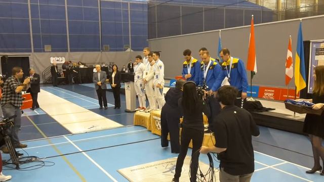 Награждение фехтование Ванкувер 2016 шпага смотреть онлайн