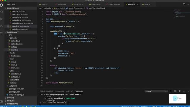 Create a Mac Calendar App #3: Adding IntersectionObserver API to Highlight Months in Viewport смотреть онлайн