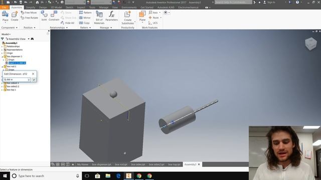 Creating an Assembly, Exploded View, and Parts list in Autodesk Inventor 2018 смотреть онлайн