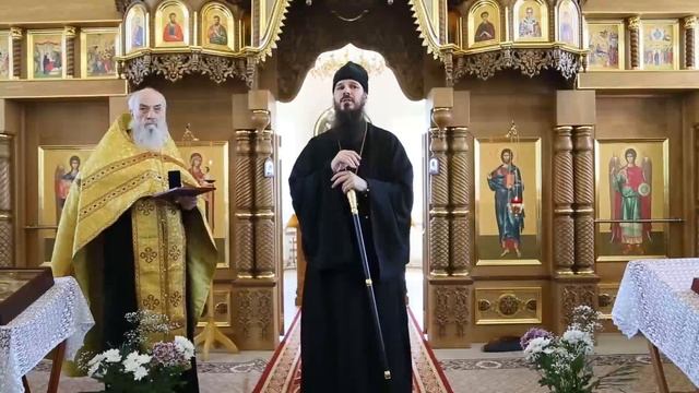 Освящение иконостаса во вновь построенном храме в честь святых Космы и Дамиана смотреть онлайн