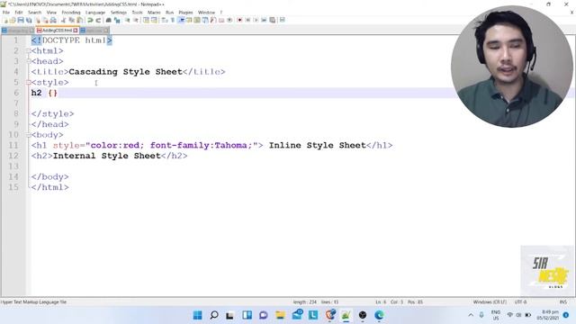 Lesson 10 ASYNCHRONOUS Adding Style Sheet to HTML File смотреть онлайн