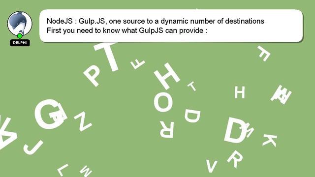 NodeJS : Gulp.JS, one source to a dynamic number of destinations смотреть онлайн