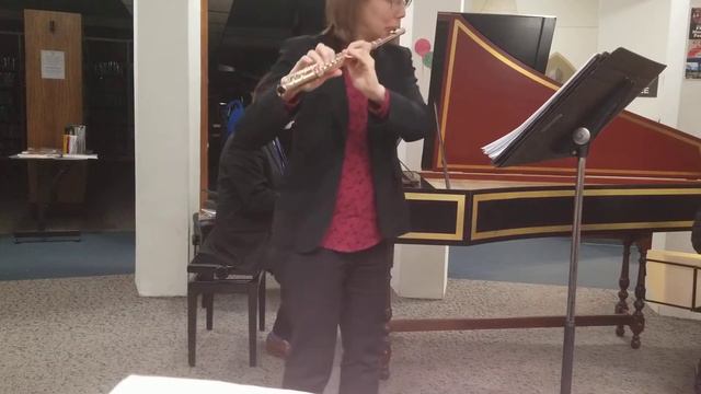 Bach Violin Sonata No. 4 Part II, and Quantz Trio Sonata смотреть онлайн