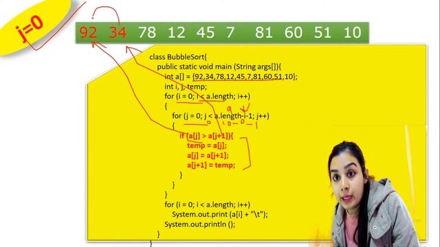 ICSE 10th Computer Application ( Bubble Sort in Java ) смотреть онлайн
