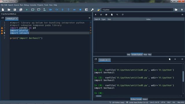 Dasar Pemrograman Python - Import смотреть онлайн