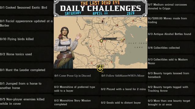 Daily Challenges Madam Nazar Pelican (Exotic Bird Meat) Horse Tonic Locations RDR2 Red Dead Online смотреть онлайн