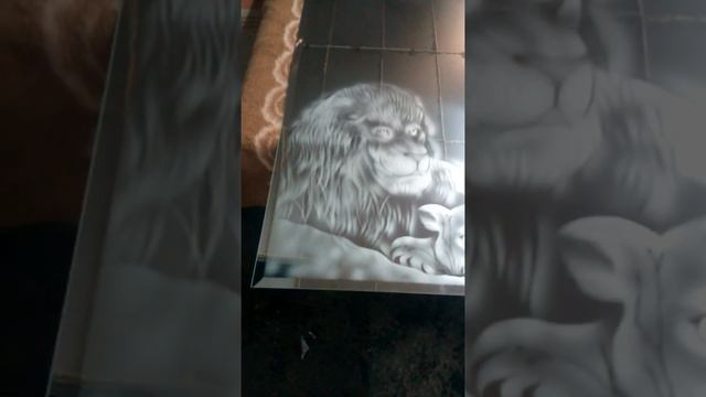 Художественная роспись зеркал и стекла при помощи пескоструя. смотреть онлайн