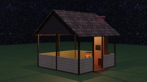 МОДЕЛИРОВАНИЕ БЕСЕДКИ В BLENDER