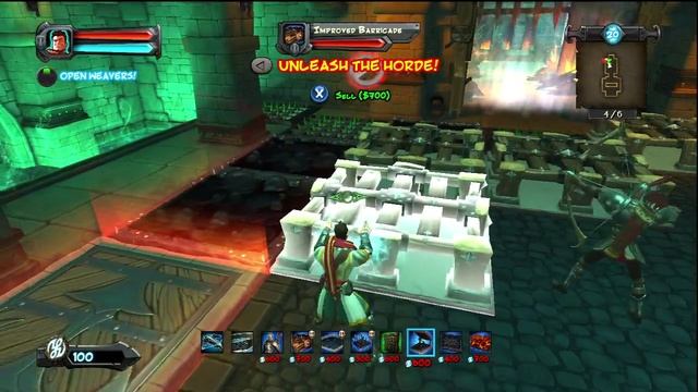 Orcs Must Die! The Baths (Warmage) 5 Skulls Walkthrough Top 300 Leaderboard смотреть онлайн