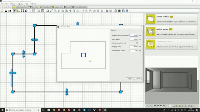 Draw any shape of the room in 2D and 3D in Tilelook смотреть онлайн