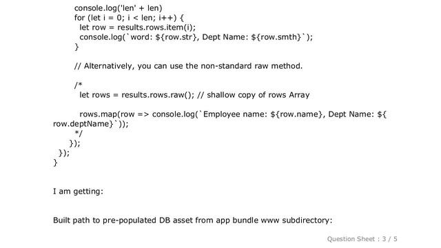 iOS : Open prepopulated SQLite data base in react-native, where to put database? смотреть онлайн
