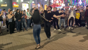 Узбекистан Салам Алейкум Лезгинка 2023 Парни Танцуют Супер С Девушками ALISHKA Гогия Ташкент Madina