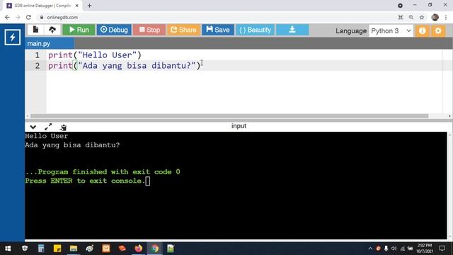 Belajar Python Pemula 01 - Print dan Math Operator | Tutorial Python смотреть онлайн