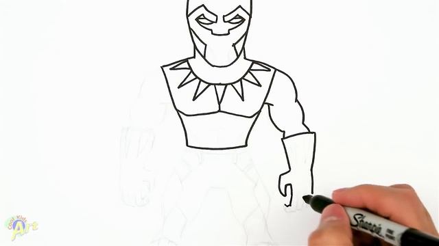 How to Draw Black Panther | Avengers Infinity War смотреть онлайн