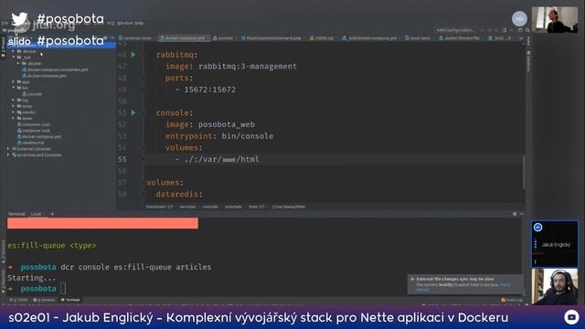 Jakub Englický – Komplexní vývojářský stack pro Nette aplikaci v Dockeru смотреть онлайн