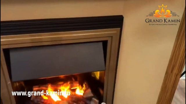 Портал из АФРИКАНСКОГО ДЕРЕВА .Паровой очаг Cavendish от Dimplex. Купить камин от Гранд Камин смотреть онлайн