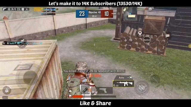 M416 | 3v3 | Friendly TDM with JS-HASHIM | PUBG MOBILE - Vambo смотреть онлайн