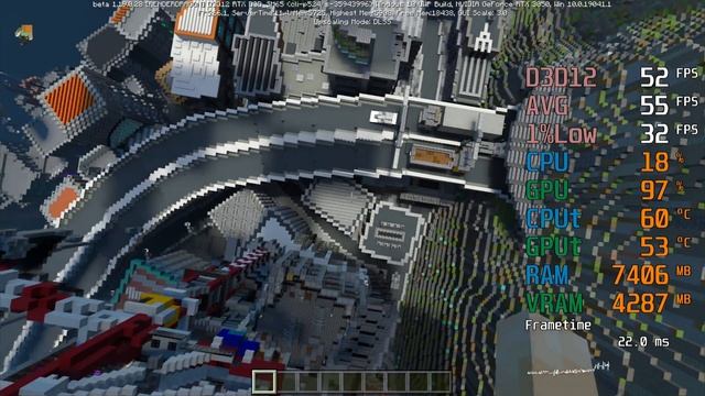 GeForce RTX 3050 -- Intel Core i5-11400 -- Minecraft Ray Tracing FPS Test i5-11400F смотреть онлайн