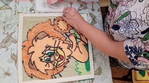 Ковровая вышивка. Проклейка ковровых изделий.