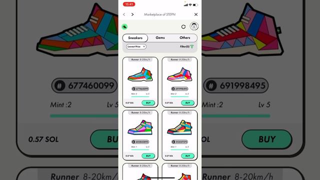 Stepn - жёсткий пролив до 0.3 Флор. Что это было? Держимся.Gst падает, Флор падает. Кроссовки Stepn