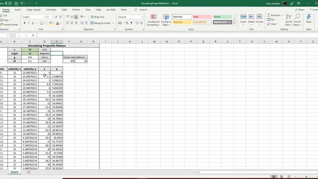 Quick Excel Trajectory Scatter Graph смотреть онлайн