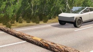 Тачки против упавшего дерева #5 – BeamNG.Drive