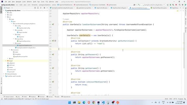 Spring Security : A basic setup смотреть онлайн