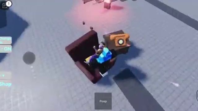 I played poop with friends in Roblox смотреть онлайн