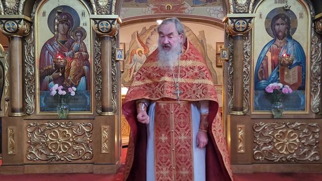 Проповедь 2022.07.07 - Рождество Предтечи и Крестителя Господня Иоанна смотреть онлайн