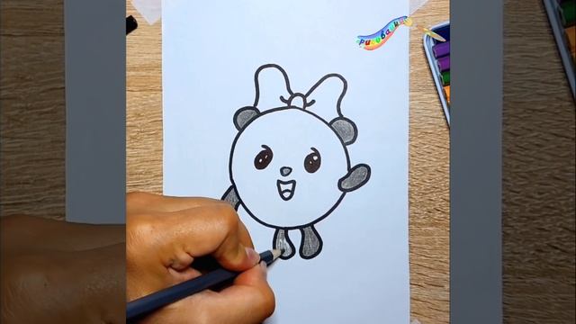 Как легко нарисовать пандочку из малышариков!@user-ef5bj9yi1d смотреть онлайн