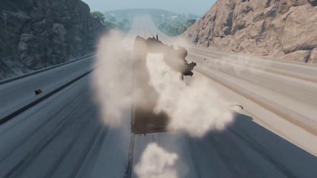 Танк Т-80 проти трьох дорогих авто на спуску - BeamNG DRIVE | Козак Ігроман смотреть онлайн