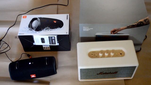 JBL Xtreme 2 vs Marshall Stanmore 2 multilingual review EN DE HU SVK смотреть онлайн