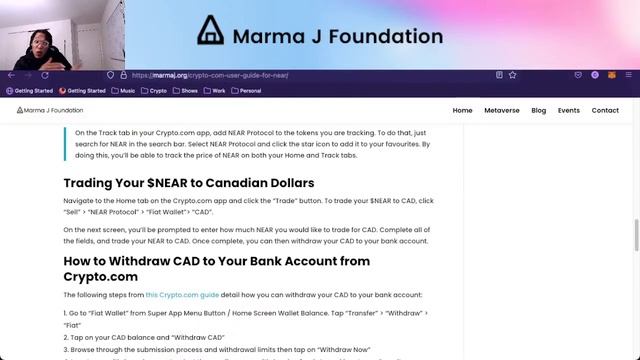 Marma J DAO Live - Crypto.com User Guide for $NEAR смотреть онлайн