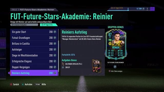 REINIER FUTURE STAR!😱 So schaffst du alle Aufgaben und Upgrades!💪 [Fifa 21: Tutorial] смотреть онлайн