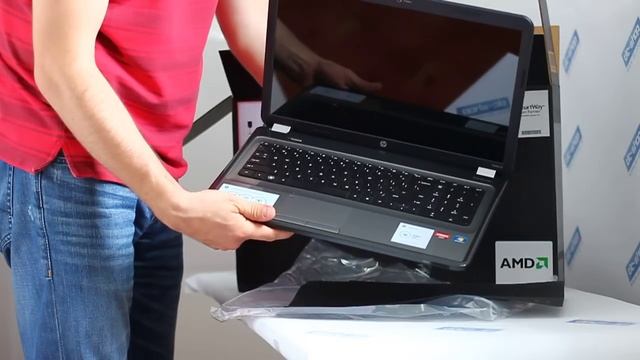 HP PAVILION G7 (28075) AMD - dc-shop.ro / unboxing смотреть онлайн