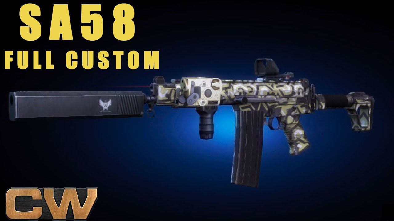 Contract Wars - обзор SA58 (кастом) смотреть онлайн