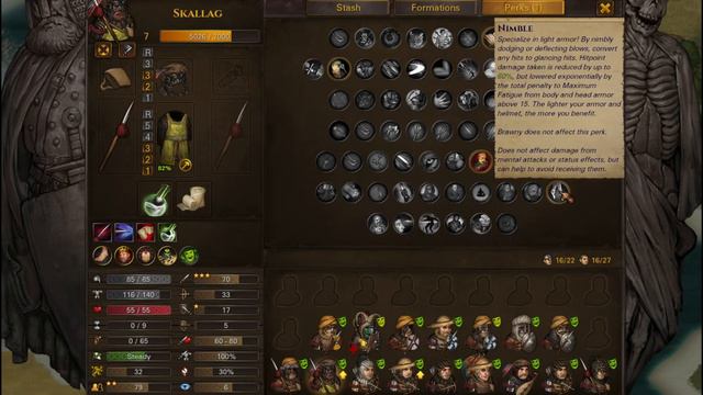 Battle Brothers mod Legends. Крестьянское ополчение "Черные Капюшоны".№5. смотреть онлайн