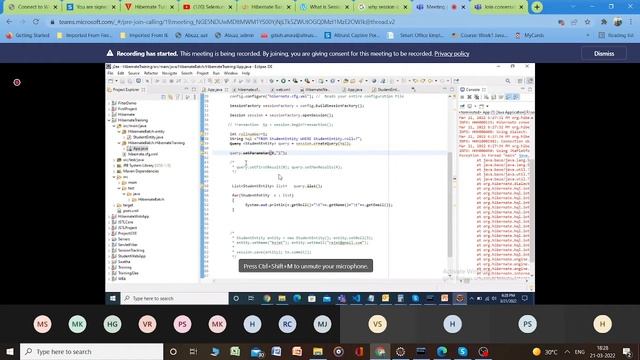 Hibernate and Maven project 21/03/ 2022 смотреть онлайн