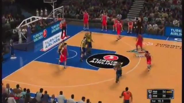Русификатор NBA2K14(Евролига, ЦСКА VS Фенербахче)