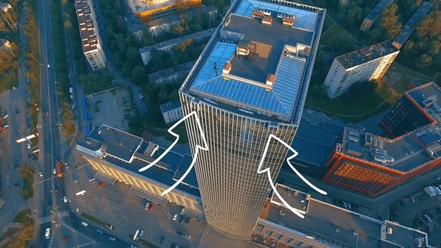 Самое высокое здание Петербурга — "Leader Tower". Как туда попасть? смотреть онлайн