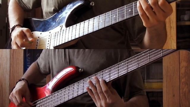 Porcupine Tree - The Start of Something Beautiful [Guitar and Bass cover] смотреть онлайн