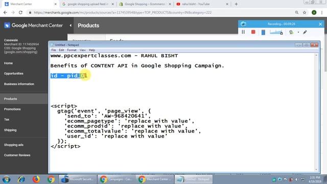 Google Shopping Merchant Account Tutorial - 2019 смотреть онлайн